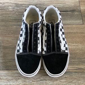 Checkered Platform Vans
